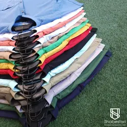 پیراهن آستین کوتاه لینن کد 101684