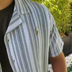 پیراهن بیسکوییتی آستین کوتاه کیاشا کد 1011022