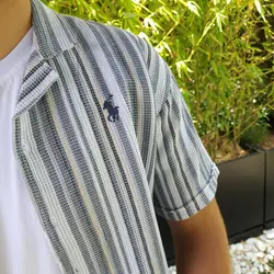 پیراهن بیسکوییتی آستین کوتاه کیاشا کد 1011022