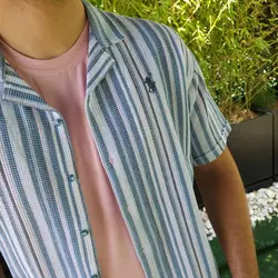 پیراهن بیسکوییتی آستین کوتاه کیاشا کد 1011022