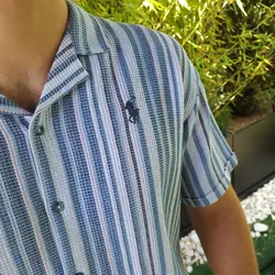 پیراهن بیسکوییتی آستین کوتاه کیاشا کد 1011022