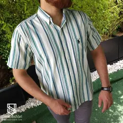 پیراهن نخ پنبه آستین کوتاه ویهان کد 101933