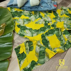 پیراهن هاوایی زرد1017040