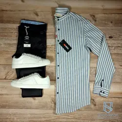 پیراهن دیزل آستین بلند کد 10172