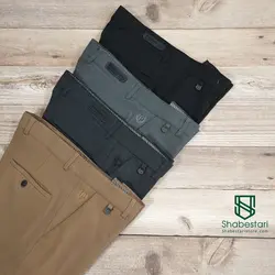 شلوار پارچه ای پیرگاردین کش کد 102233