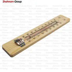 دماسنج دیواری چوبی