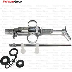 سرنگ حلقه‌ای تمام استیل ۵ سی سی