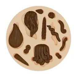 مولد سیلیکونی “انواع مو” کد 177