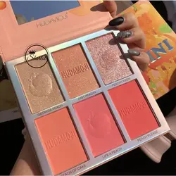 پالت رژگونه و هایلایتر Huda moji