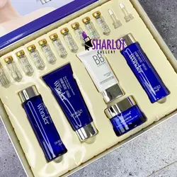 پک ۱۵ تیکه روتین پوستی جوان کننده و کلاژن ساز بلوبری ،بیوآکوا