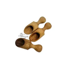 پیمانه ادویه 3 عددی چوبی ضخیم | شیک نو , بزرگترین مجموعه فروش پلاسكو و لوازم آشپزخانه