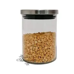 بانکه حبوبات یونیک 0/6 درب استیل کد 1277