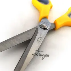 قیچی خیاطی دسته رنگی مدل ریلكس | شیک نو , بزرگترین مجموعه فروش پلاسكو و لوازم آشپزخانه