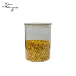 بانکه حبوبات اکرولیک سفید گلد سایز 1