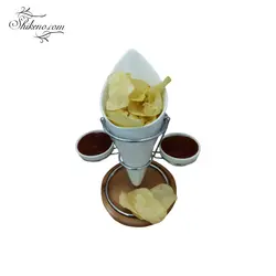 ظرف چیپس و سُس خوری سرامیک کد 4356