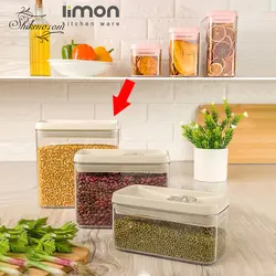 بانکه حبوبات مستطیل وانیلی بزرگ لیمون مدل سارینا کد 1