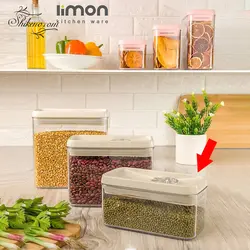 بانکه حبوبات مستطیل وانیلی کوچک لیمون مدل سارینا کد 3