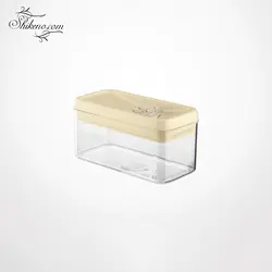 بانکه حبوبات مستطیل وانیلی کوچک لیمون مدل سارینا کد 3