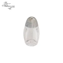 نمک پاش تخم مرغی درب کروم اکرولیک تایوان کد 136