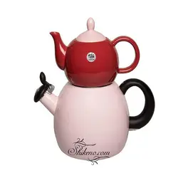 ست كتری و قوری رنگی تپل , PTC