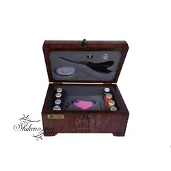 جعبه لوازم خیاطی طرح صندوقچه عروس نوین