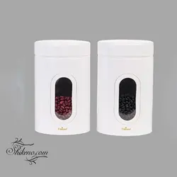 بانکه حبوبات یونیک بزرگ مدل پنچره ای کد 5985