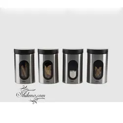 بانکه حبوبات یونیک استیل مدل پنچره ای کد5970