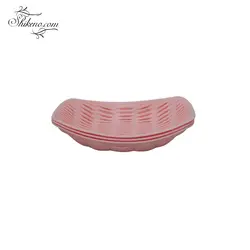 جا سبزی 3 عددی طرح بامبو صورتی پاستیلی لیمون