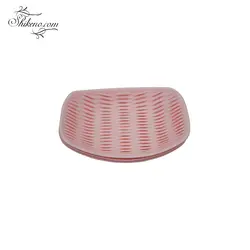 جا سبزی 3 عددی طرح بامبو صورتی پاستیلی لیمون