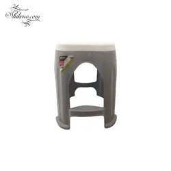 چهارپایه کوتاه طوسی لیمون