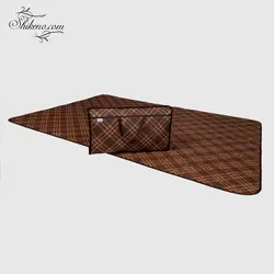 زیرانداز 6 متری ضخیم ترگال تارتان قهوه ای هومتکس