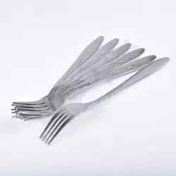 کد13851چنگال غذاخوري ميخک/6دستي
