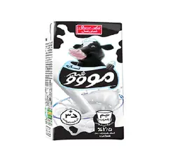شیر نیم چرب 2.5% چربی 125 میلی لیتری مووو