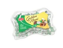 تافی روکشدار کره ای با مغز فندق 300 گرم گلدن نانی