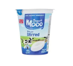 ماست پرچرب همزده 5% مووو 700 گرمی