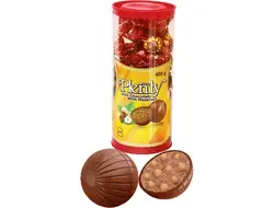 شکلات شیری مغزدار فندقی پلنتی توپی 350 گرم