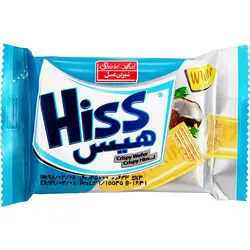 شکلات سفید با مغزی ویفر و نارگیل هیس 42 گرم