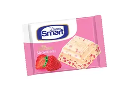 شکلات تابلت سفید خامه توت فرنگی دریم اسمارت 50 گرم