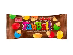 دراژه شکلاتی فان بال با مغز بادام زمینی 40 گرم