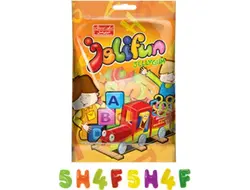 پاستیل جلیفان الفبا شیرین عسل 60 گرم