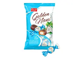 تافی روکشدار کره ای با مغز کرم نارگیل 400 گرم گلدن نانی - فروشگاه اینترنتی شیرینیکا