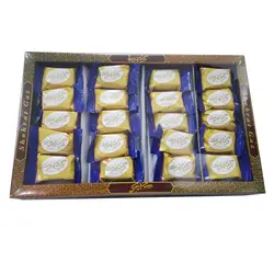 گز لقمه 40 درصد مخلوط پسته و بادام کادویی گز شهرت