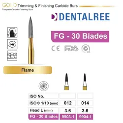 فرز توربین کارباید 30 پره Flame dentalree