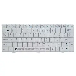 کیبرد لپ تاپ ایسوس Eee PC 1004-1005 سفید-بدون فریم فلت پهن