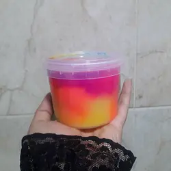 ژل بازی اسلایم 300 گرمی هفت رنگ مدل دنی