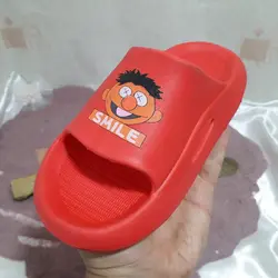 دمپایی بچگانه پاپا مدل آرشین طرح اسمایل