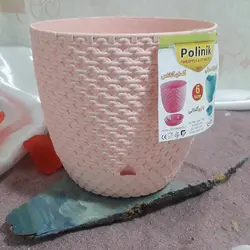 گلدان پلی نیک مدل آناناس سایز 3