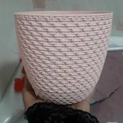 گلدان پلی نیک مدل آناناس سایز 3