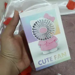 پنکه شارژی کیتی مدل cute fan