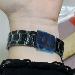 ساعت مچی صفحه هفت رنگ مدل elysian مشکی